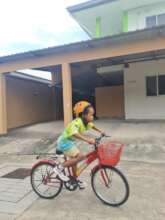 The children as young as 4 are riding 32km!