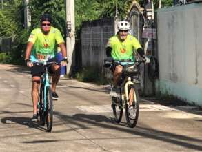 Two riders will do the whole 600km