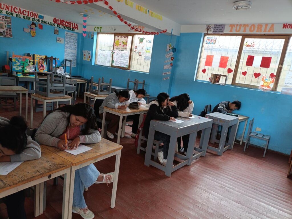 Inicio de clases de academia en Ccorca - Cusco