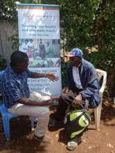 Project Coordinator engages with elders locally