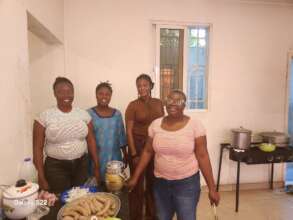 Our cooks were able to stock our pantry!