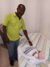 Wilky (one of our guards) becomes a grandfather