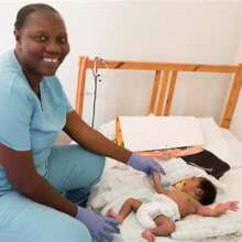 Miss Genie, our longest serving midwives in O'Cap