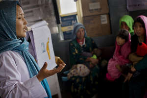 Afghan midwives share critical health information