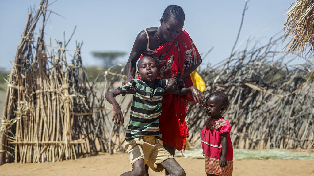 Milk for Starving Kids in Borno IDP Camp, Nigeria