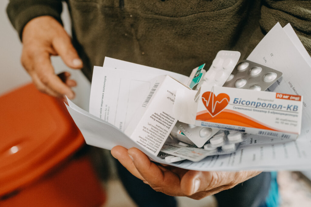 Mobile primary medical care in eastern Ukraine