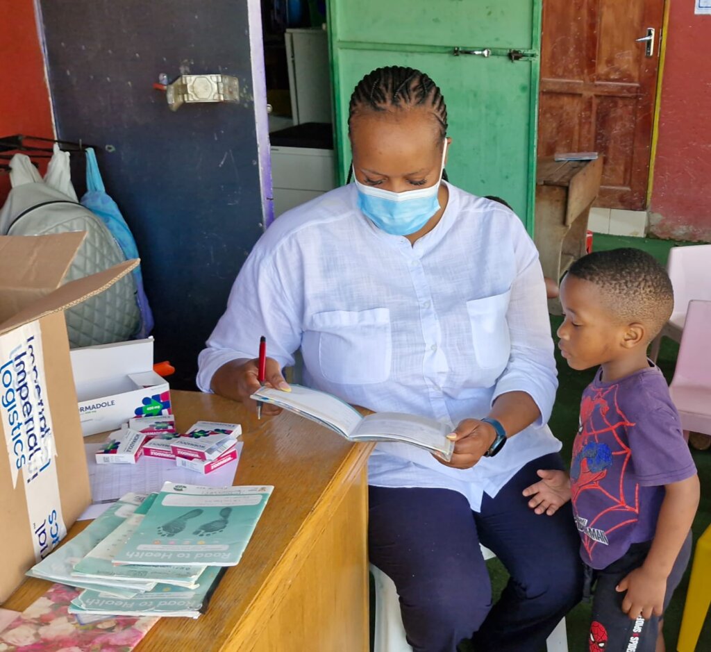 Registered Nurse Deworming at the Centre