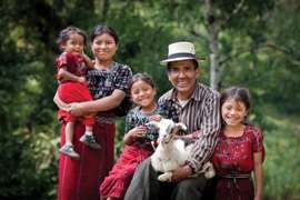 Goats improve the future for a family in need.