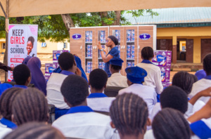 Menstrual hygiene education by emcr staff