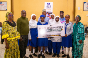 First 5 of 10 Girls Recieving the Scholarship