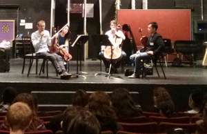 Amphion Quartet plays for the I Have a Dream Fdn