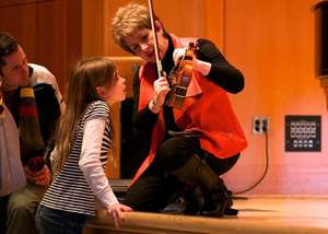 Ida Kavafian at the Family Open Rehearsal