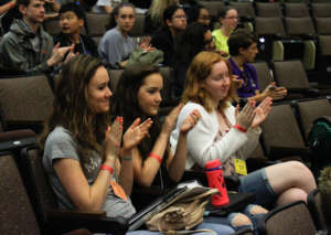 Student audience at CMNW workshop