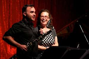 Ashley William Smith & emcee Christa Wessel