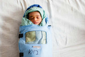 Infant in Embrace warmer