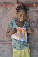 Smiling despite the challenges she's faced