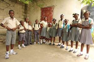 In school, thanks to you! Credit: ALM Photography