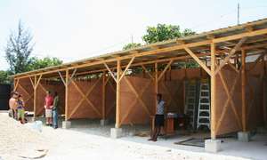 Transitional classrooms nearing completion
