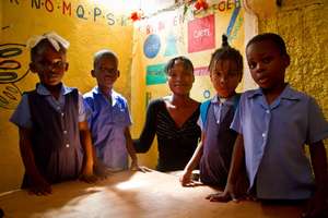 Four young scholarship recipients