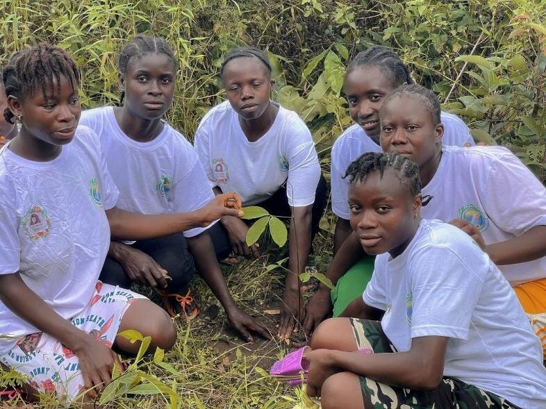 Community tree planting event