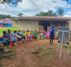 Roundtable discussion with 20 local women