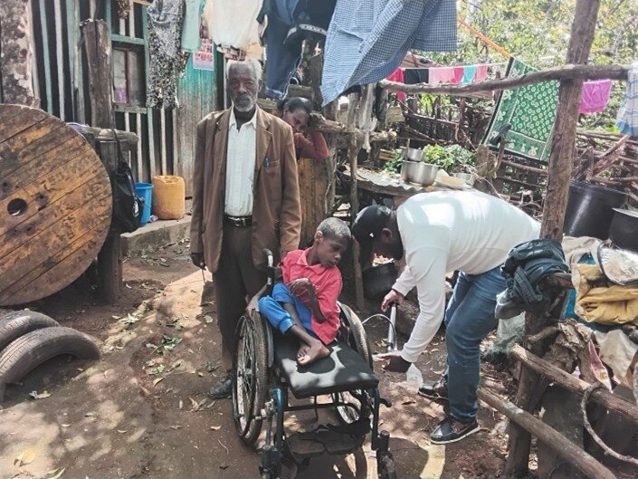 Homebased therapy visit - Kenya