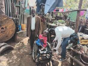 Homebased therapy visit - Kenya