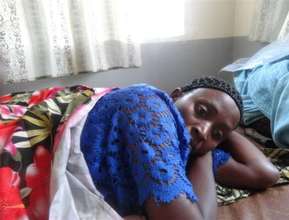 Furaha Jannette rests after delivering safely