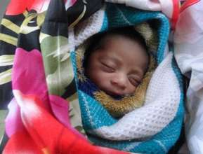 Furaha's little baby boy, delivered safely on 9/20