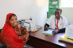 Aisha now trains women on maternal care with UNFPA