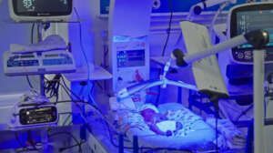 A newborn in the hospital. UNFPA/Isaac Hurskin