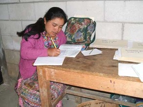 Cristalina making child growth entries.