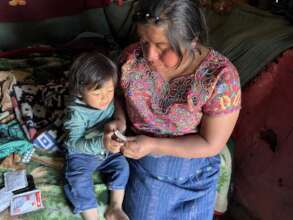 Aron and his mother, Maria.