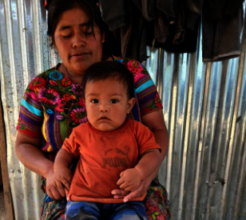 Oliver and his mother