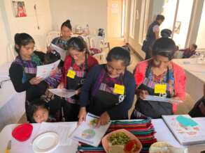 Mothers at the cooking Class