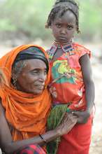 An Afar grandmother with her grandchild