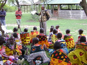 Dr Luc with Maasai Birth Attendants