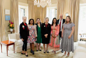 Some of the BKFA team with the Governor of SA