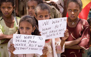 Girls at school, Ethiopia