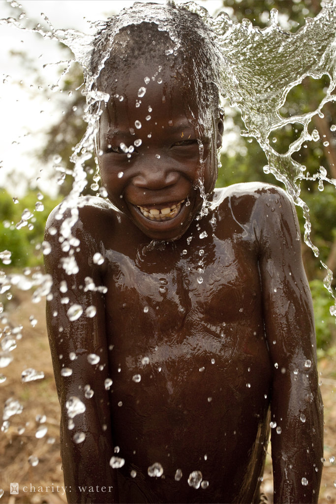 Help charity: water provide clean and safe water.