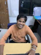 Ketki at the training centre!