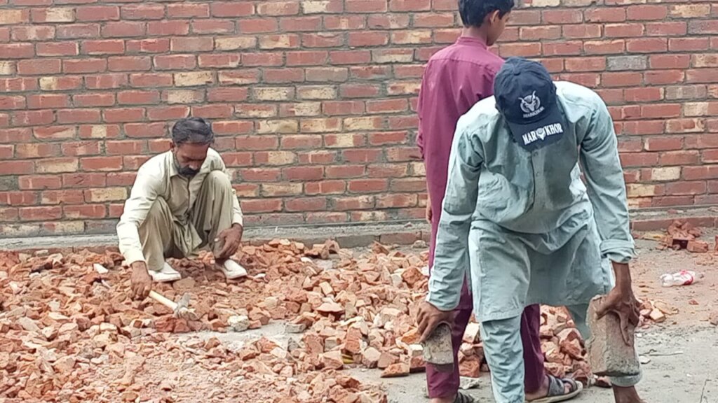 Complete construction of School &Vocational Inst.