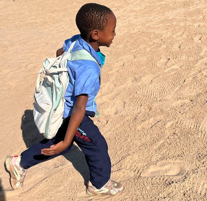 Santorini Mozambique Footprints -Chigamane School