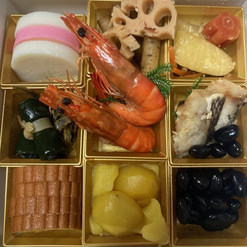 enjoy traditional Japanese New Year's food, Osechi