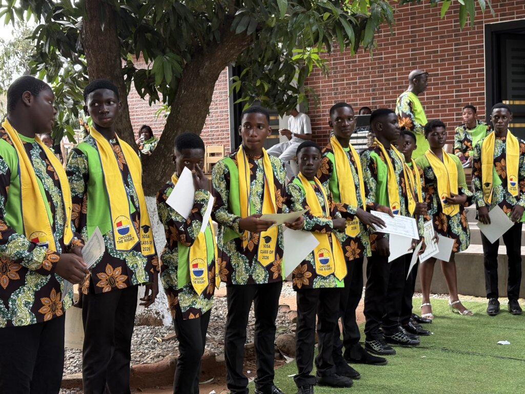 Students with certificates