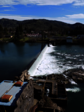 Winchester Dam on the North Umpqua River