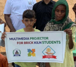 Multimedia Projector for Brick Kiln Children's EDU