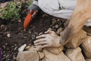 When I am working the earth, I am at peace.