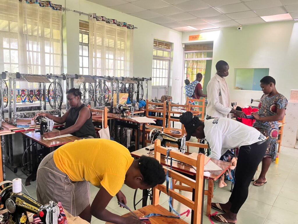 Garment Making class in progress