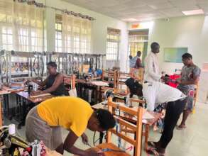 Garment Making class in progress